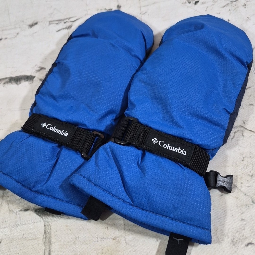 Columbia Sportswear Kids Blue Ski Gloves Warm Snow Mittens Youth Size Small